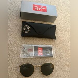 Brand New Ray Bans Round Metal Sunglasses